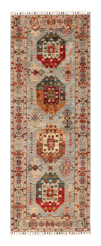 Handmade Afghan Tribal runner- ENR309905