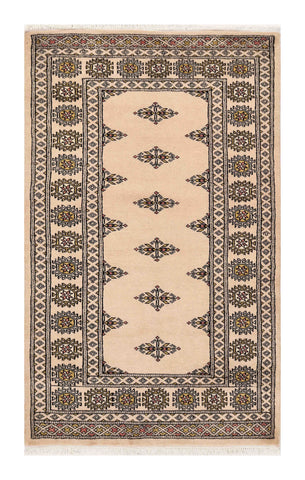 Handmade Butterfly design Bokhara rug - ENR309941