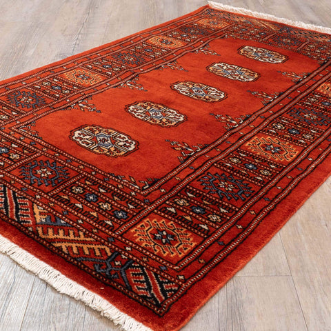Handmade Pakistan Bokhara rug - 309945