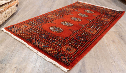 Handmade Pakistan Bokhara rug - 309945