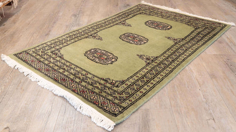 Handmade Pakistan Bokhara rug - 309958