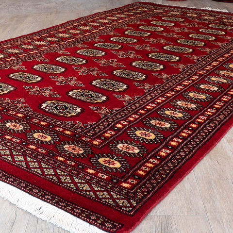 Handmade Pakistan Bokhara rug - 309981
