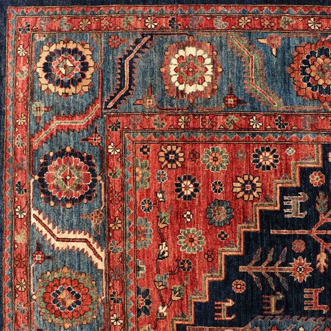 Handmade Afghan Choeb Rang carpet - ENR309998