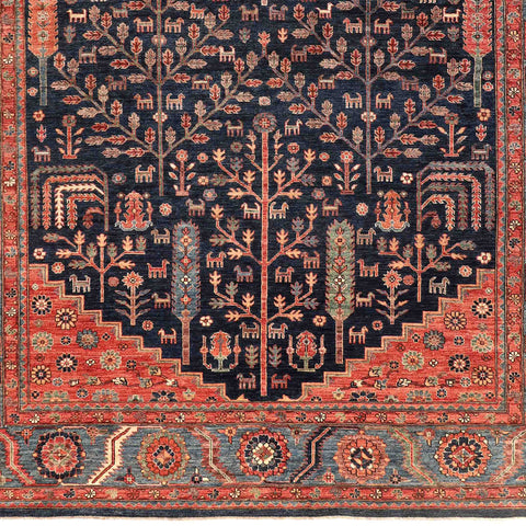 Handmade Afghan Choeb Rang carpet - ENR309998