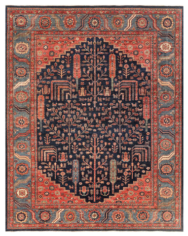 Handmade Afghan Choeb Rang carpet - ENR309998