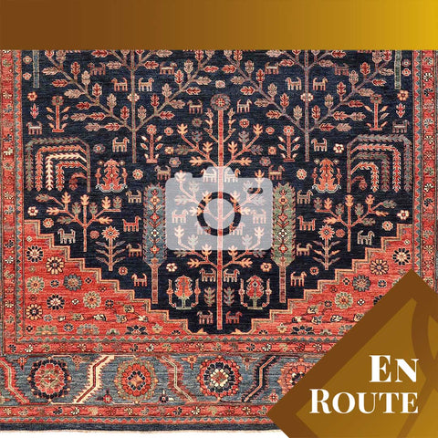 Handmade Afghan Choeb Rang carpet - ENR309998