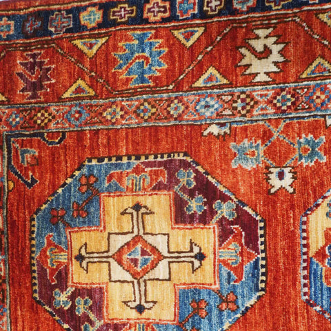 Handmade Afghan Ersari rug - ENR310037