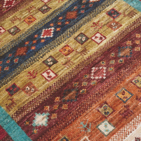 Handmade Afghan Loribaft runner- ENR310061