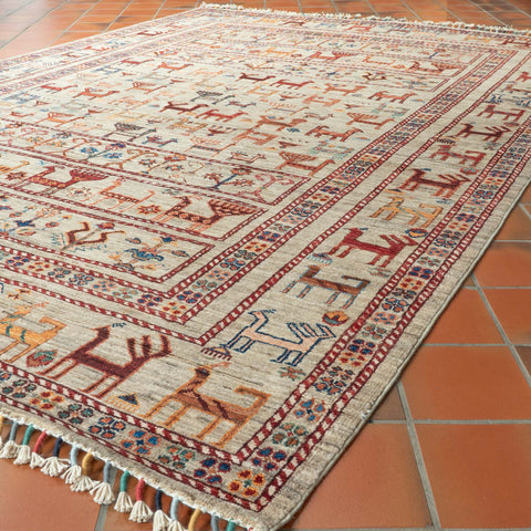 Handmade Afghan Kharjeen rug - 310075