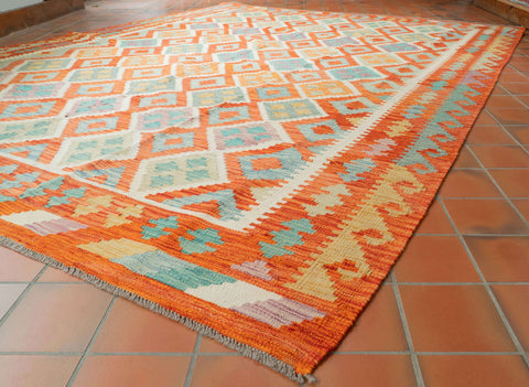 Handmade Afghan Kilim - 310159