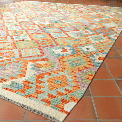Handmade Afghan Kilim - 310160