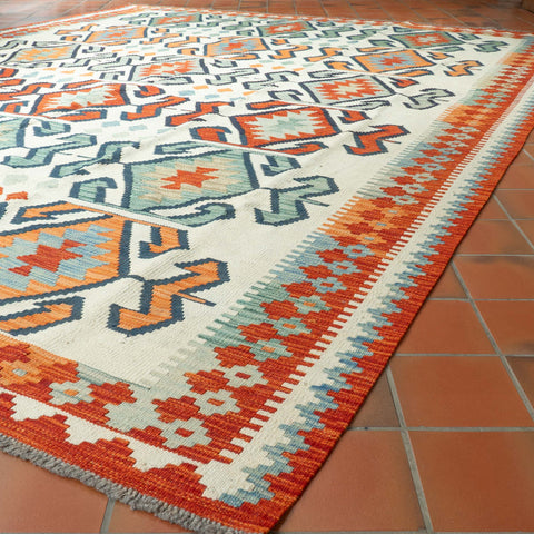 Handmade Afghan Kilim - 310162