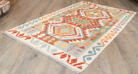 Handmade Afghan Kilim - 310198