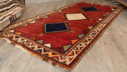 Handmade Persian Gabbeh rug - 310292