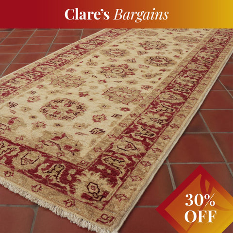 Fine handmade Afghan Ziegler runner - CB139515