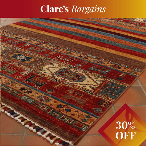 Handmade Afghan Samarkand rug - CB273858
