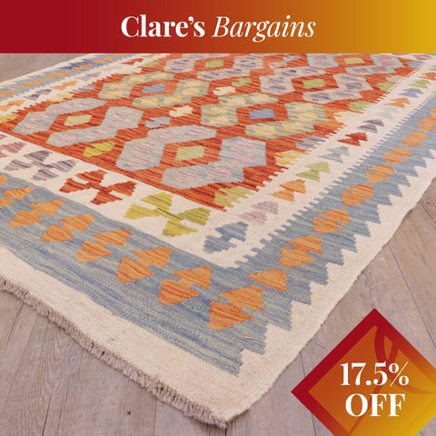 Handmade Afghan Kilim - CB309397