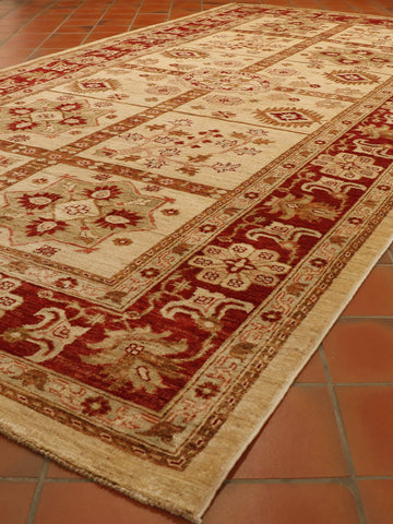 Fine handmade Afghan Ziegler wide runner - CB263194