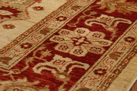 Fine handmade Afghan Ziegler wide runner - CB263194