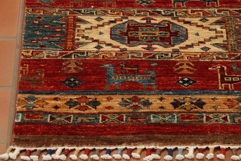 Handmade Afghan Samarkand rug - CB273858