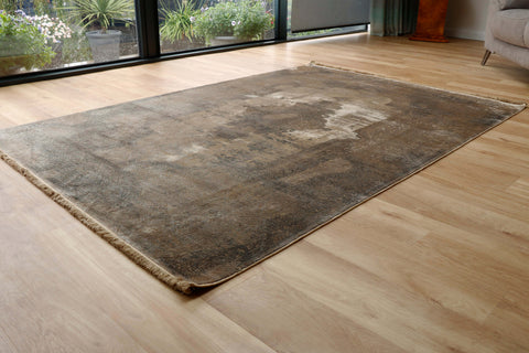 Woolknot Gooch luxury rug Overdye Mink