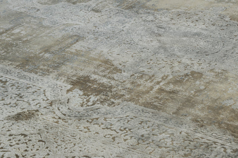 Woolknot Gooch luxury rug Overdye Mink