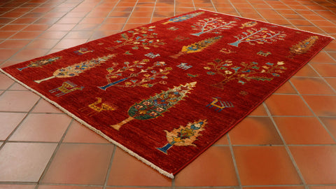 Handmade Afghan Shahi rug - CB306475