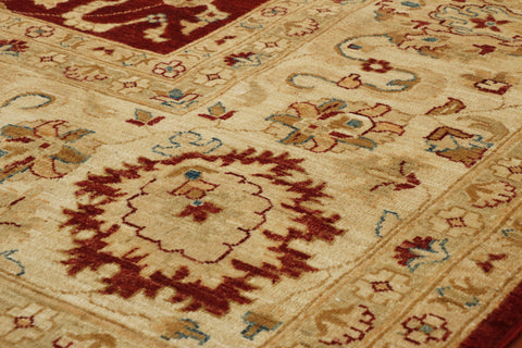 Fine handmade Afghan Ziegler square carpet - CB307658