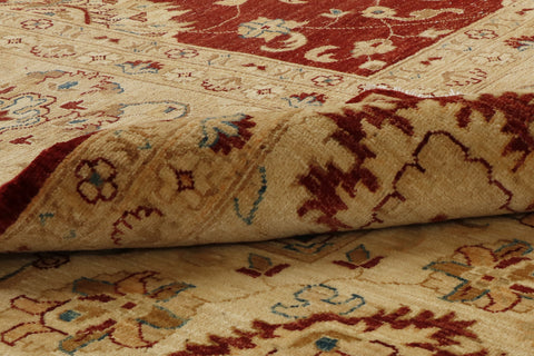 Fine handmade Afghan Ziegler square carpet - CB307658