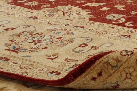 Fine handmade Afghan Ziegler square carpet - CB307658