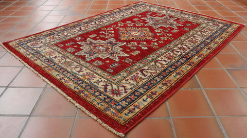 Handmade Afghan Kazak rug - CB307756