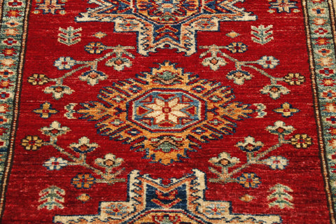 Handmade Afghan Kazak rug - CB307756