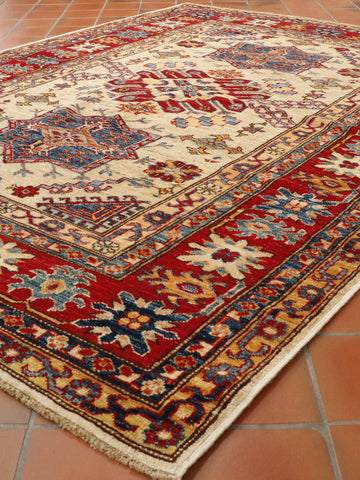 Handmade Afghan Kazak rug - CB307780
