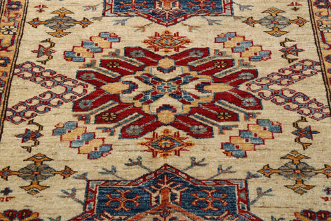 Handmade Afghan Kazak rug - CB307780
