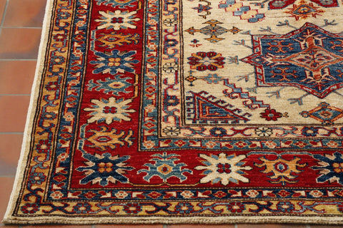 Handmade Afghan Kazak rug - CB307780