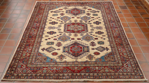 Extra fine handmade Afghan Kazak rug - CB307785