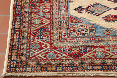Extra fine handmade Afghan Kazak rug - CB307785