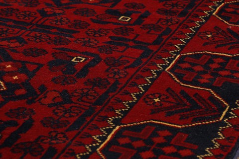Handmade Afghan Kunduz extra long runner - 307879