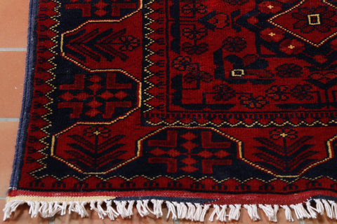 Handmade Afghan Kunduz extra long runner - 307879